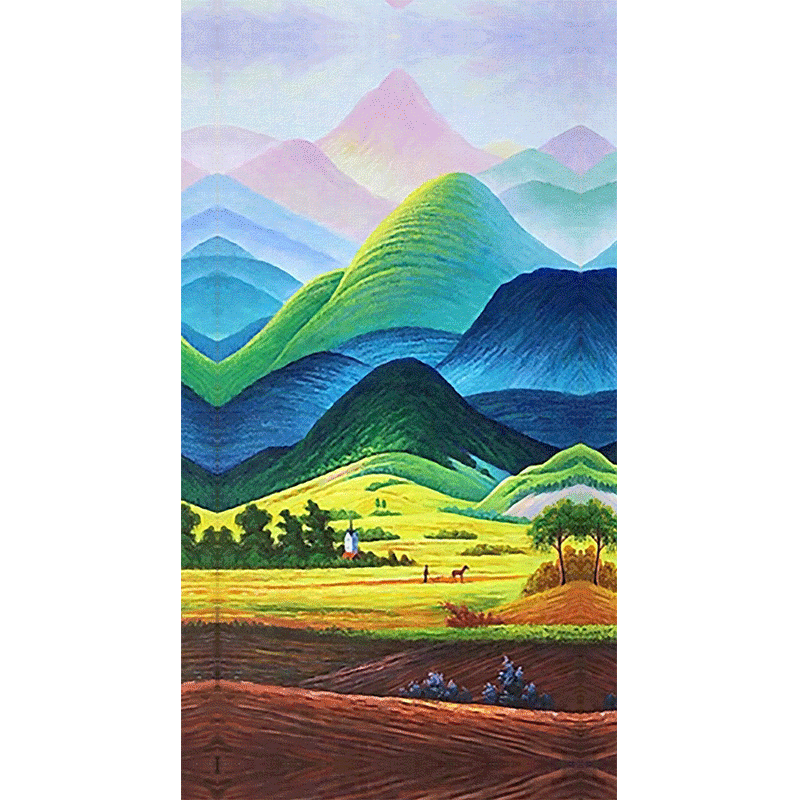 世界名画巨人山diy数字油画
