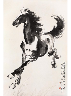 徐悲鸿《喜上眉梢》diy数字油画