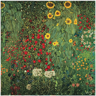 克林姆特吻 向日葵diy数字油画 手绘填色丙烯油彩画 莫奈睡莲日出