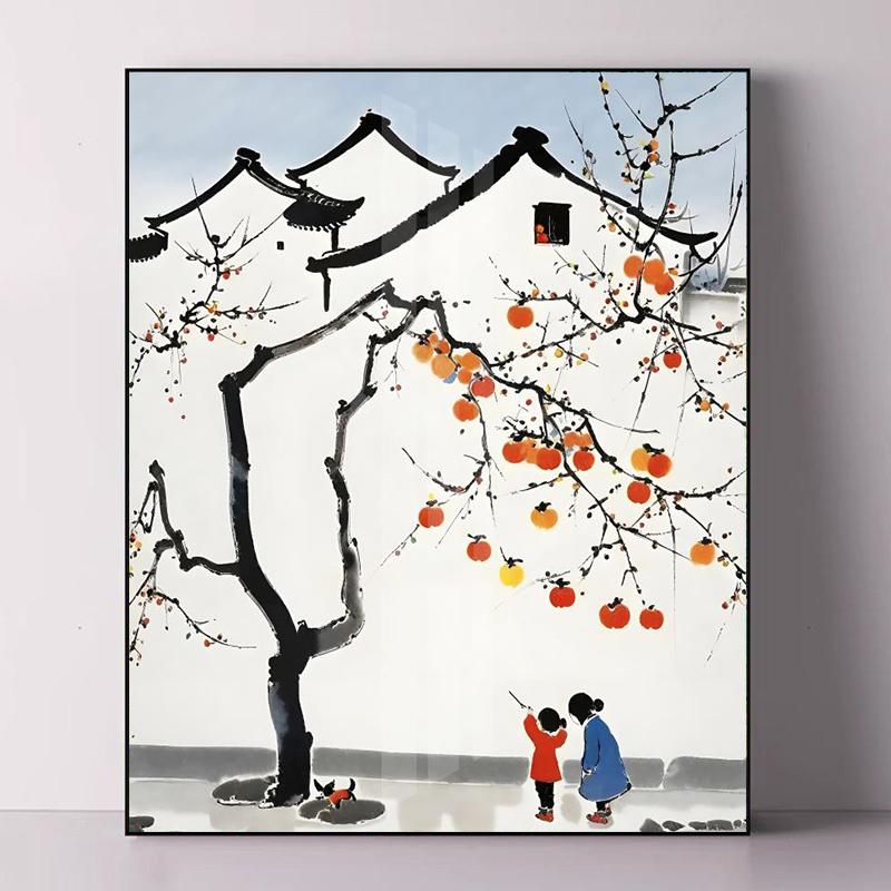 大本营diy数字油画新中式水墨画