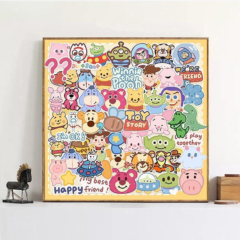 玩具总动员儿童油画diy