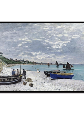 梵高世界名画蓝天大海房子diy