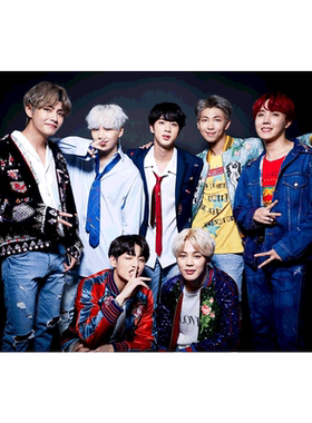 bts防弹少年团周边diy数字油画