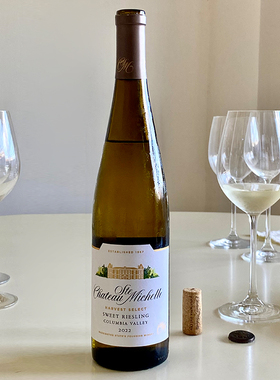 爆汁蜜桃 Chateau Ste. Michelle圣觅仙精选雷司令甜型白葡萄酒