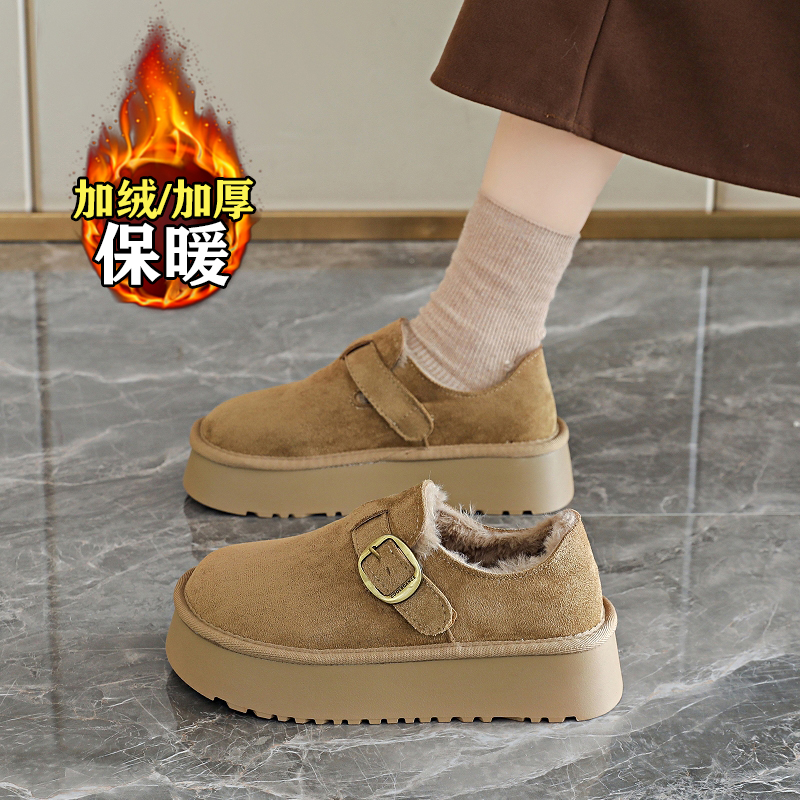 【赵露思同款】巨好看加绒勃肯鞋