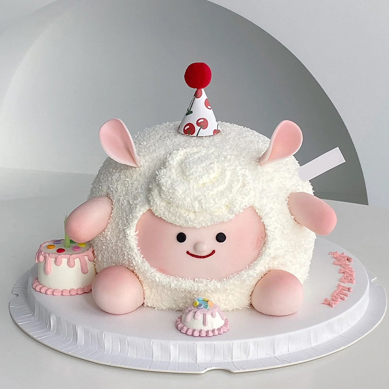 dongdong羊蛋糕蛋仔派对定制儿童男女生日蛋糕全国同城配送店新年