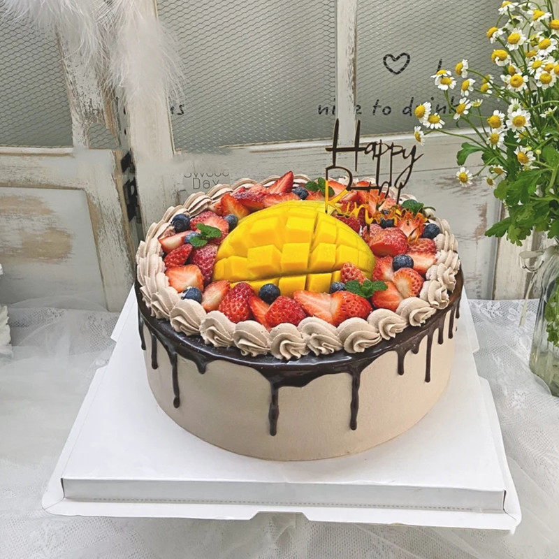ins水果生日蛋糕男女儿童创意定制网红草莓深圳上海全国同城配送