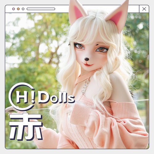 hidolls惑赤狐狸树脂头壳cos