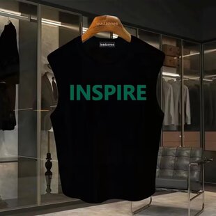 大码背心男夏季潮流外穿坎肩汗衫运动健身训练服男士无袖宽松T恤