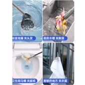 通下水道疏通神器管道堵塞厕所地漏厨房家用通马桶清理器专用工具