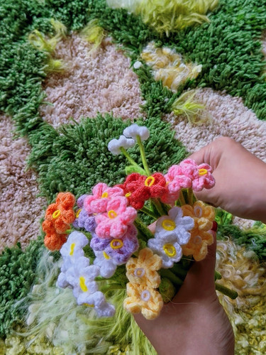 万物生苔藓地毯花朵配件（成品）