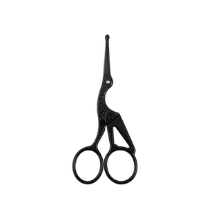 男士剪鼻毛剪刀圆头鼻毛修剪器手动不锈钢安全清洁器便携女生修眉