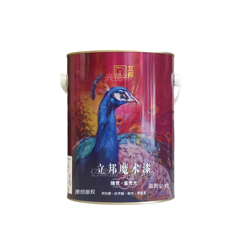 立邦魔术漆臻赏绝色蛋壳光小羊皮抗甲醛耐刮擦室内墙乳胶艺术漆