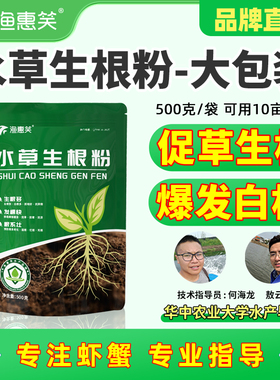 渔惠笑水草生根粉长白根大包装发棵轮叶黑藻伊乐藻长根保草防飘草