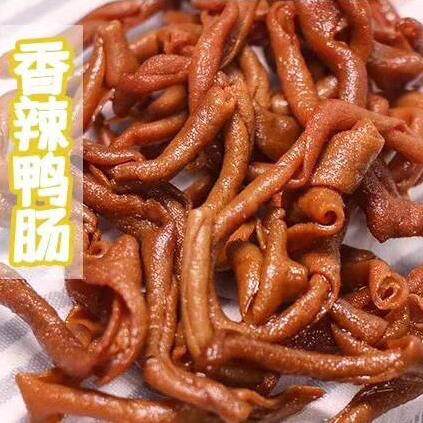 古芸鸭伙铺 鸭肠100g香辣特辣卤味解馋零食湖南特产满128顺丰包邮