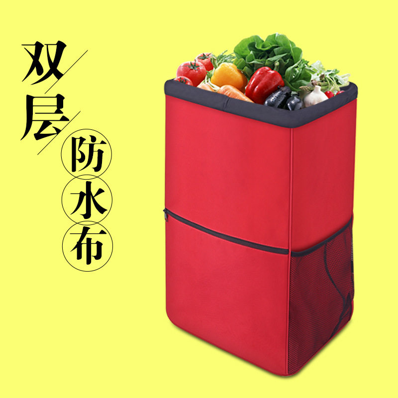 双层购物车布袋买菜车手