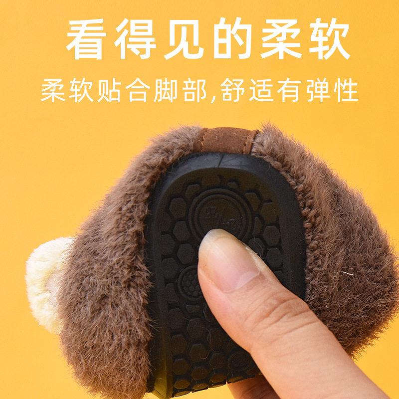 儿童地板袜保暖加绒婴儿