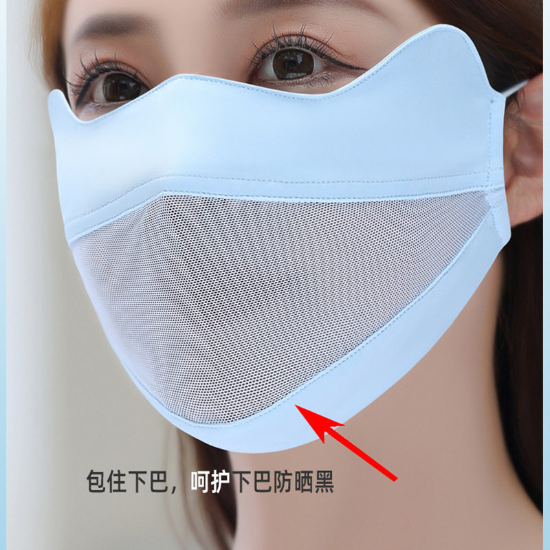 防晒口罩女防紫外线夏季