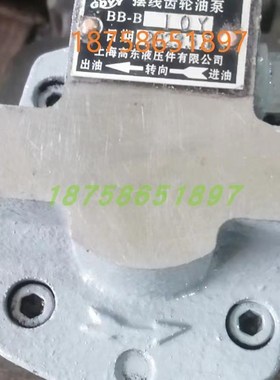 上海高东液压件有限公司摆线齿轮油泵BB-BNF125/B10Y/BU125/B16Y