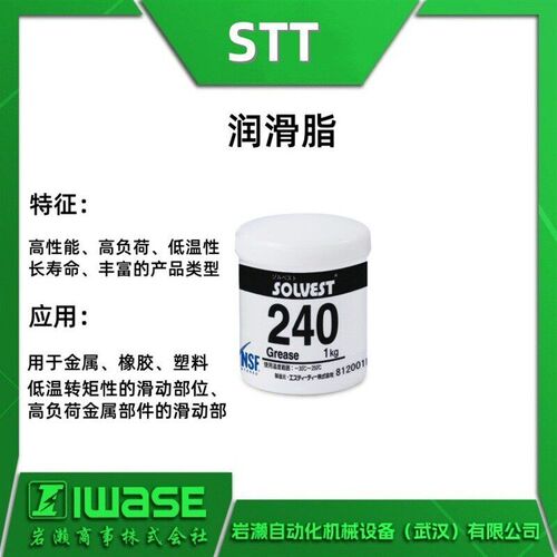 SOLVEST 255 日本 润滑脂 白色固体润滑Q剂低温性优异 汽车用