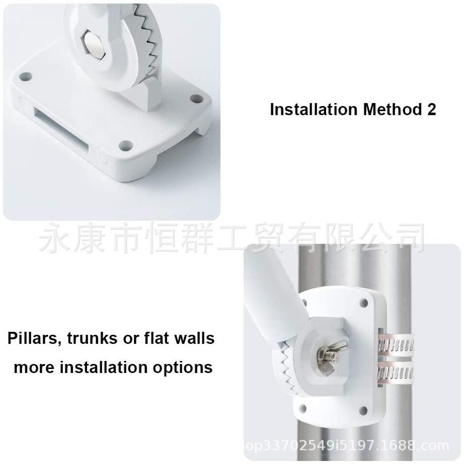 厂家直销 730金属旗杆架斜插墙旗底座 可调节Flag Pole Holder
