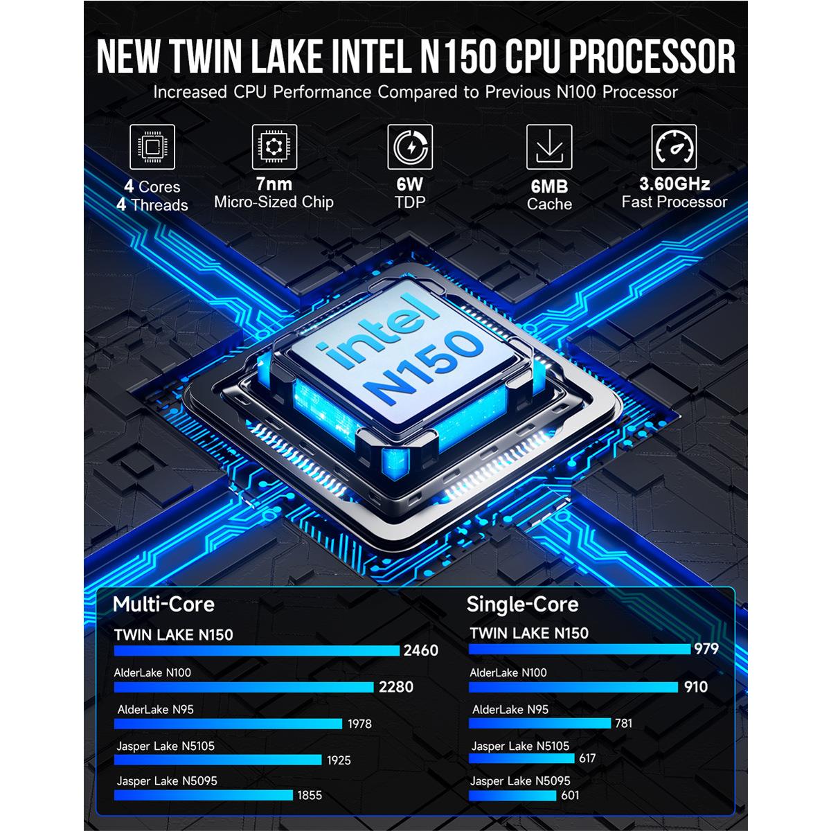 GMK G3 N100/N150 Plus迷你电脑主机办公游戏微型办公电脑miniPC
