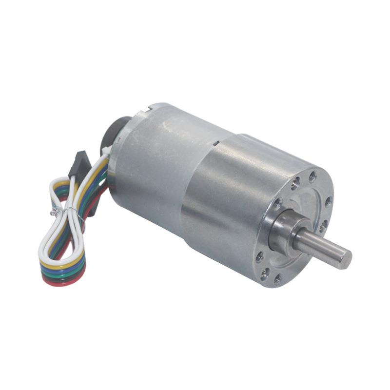 37GB-3530B带编码器电机 减速马达 测速电机智能小车电机12V24V