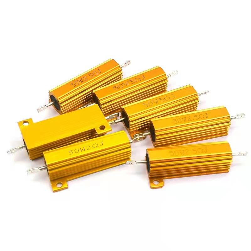 厂家黄金铝壳大功率电阻RX24 300W 820R 20R 阻值齐全 现货