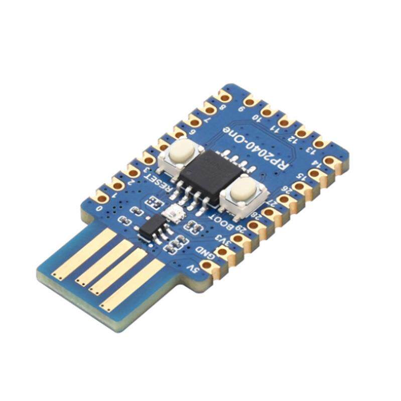 微雪RP2040-One开发板Type-A版 树莓派微控制器开发板4MB Flash