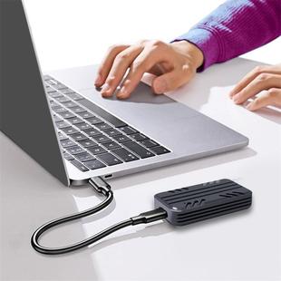 Gen2 JMS581双协议M.2 USB3.1 10Gbps NVMe硬盘盒转接卡Type