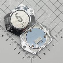 电梯按钮 KA322圆形按钮 锌合金外框 AK-45/J1007富士 KA32