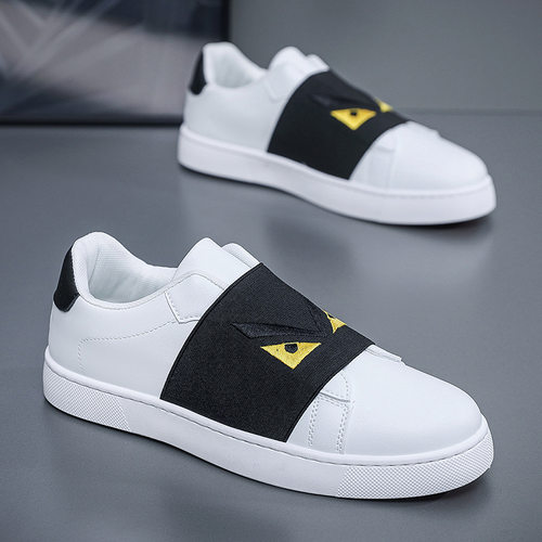 休闲运动男士红底小怪兽透气板鞋四季休闲鞋时尚潮流运动鞋懒人套