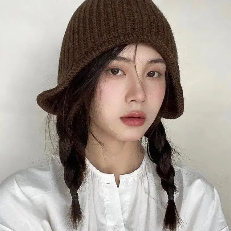 韩系可爱护耳飞行毛线帽女秋冬季保暖显脸小百搭针织保暖防个性,服饰配件/皮带/帽子/围巾,帽子,淘宝优惠券,粉丝福利购,淘宝优惠卷