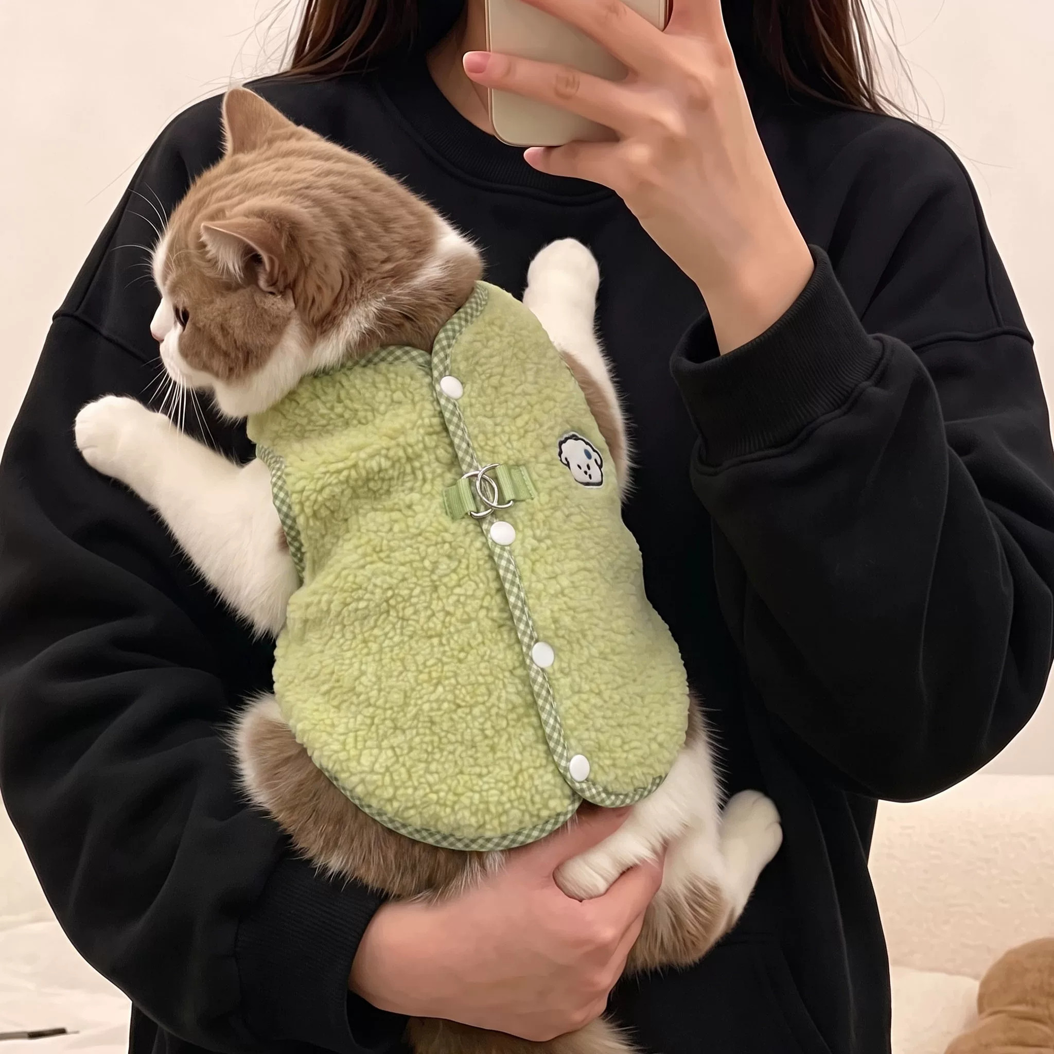 宠物衣服猫咪狗狗衣服秋冬背心加绒小猫马甲2026新款背心加绒保暖