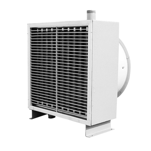 旭优工业蒸汽暖风机养殖场大棚商用大型工厂车间取暖烘干换热设i.