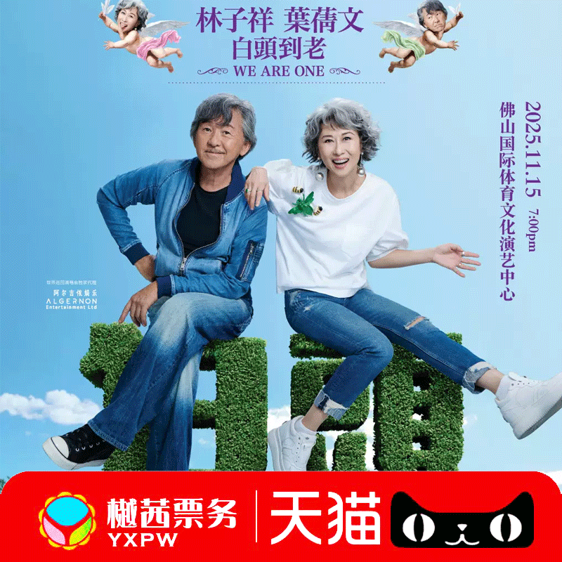 2025林子祥叶倩文佛山站演唱会门票 VIP内场前1-10排靓位
