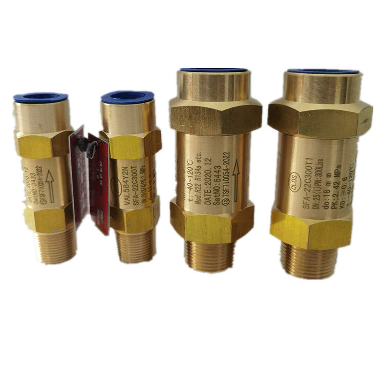 空调安全阀sfa-22c300t冷冻蒸发器sda-22c300t冷凝器制冷剂泄压阀
