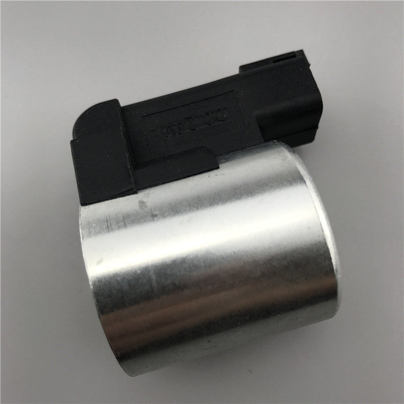 现代 r225-7 安全锁电磁阀线圈 先导线圈 电磁阀线圈 挖掘机配件
