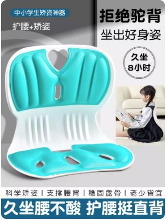 学生学习椅子矫正坐姿写字专用书桌家用腰护脊靠背防驼背儿童座椅