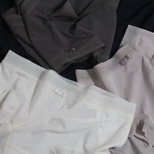 80支超细桑蚕丝裸感无痕内裤 女士纯棉菌裆包臀中腰莫代尔三角裤