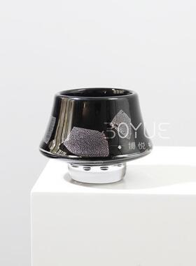 轻奢手工银箔收口高脚气