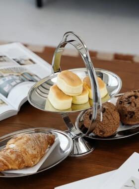 北欧轻奢家居双层折叠收