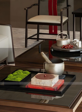 集饰 现代样板间复古茶具客厅洽谈区老人房茶壶组合搭配摆件