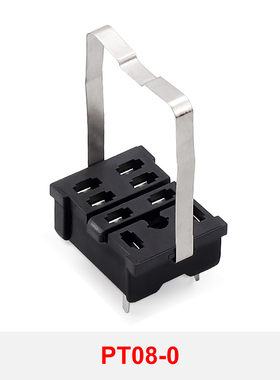 恩爵中间继电器底座PCB尖脚焊接型8脚14脚PT08-0 PT14-02 PY14-02