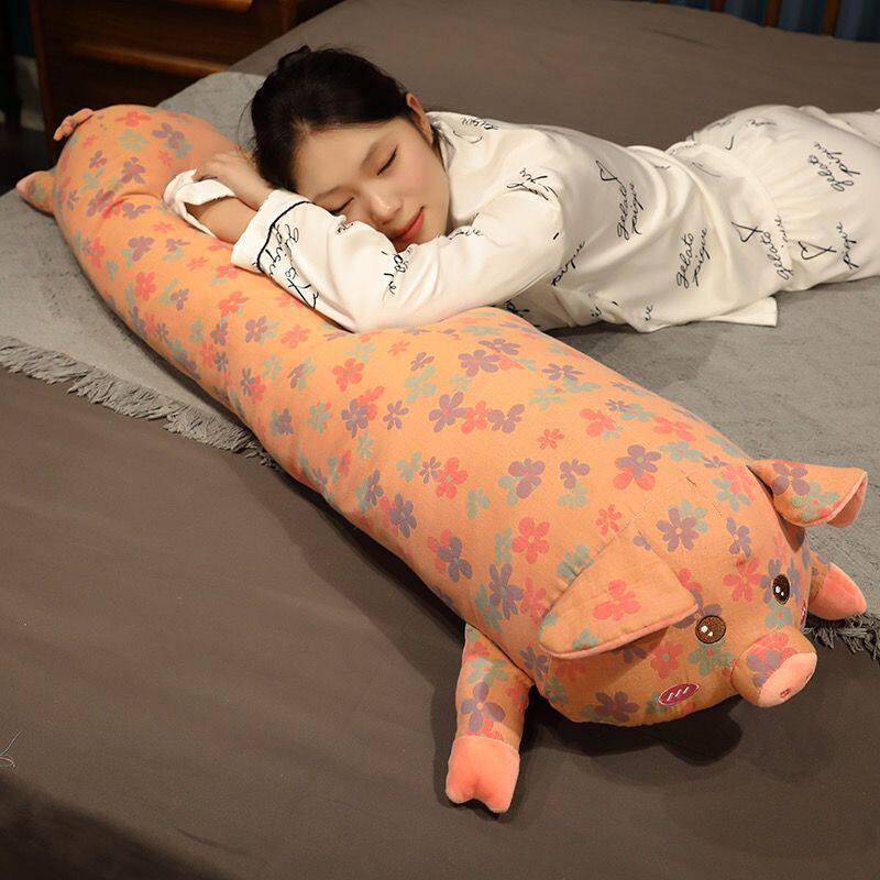 三层猪猪提花长条女生睡