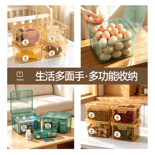 BNBS加厚款收纳盒抗菌家