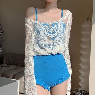 连身泳衣女2024新款 夏海边ins风性感显瘦欲风两件套泡温泉 爆款