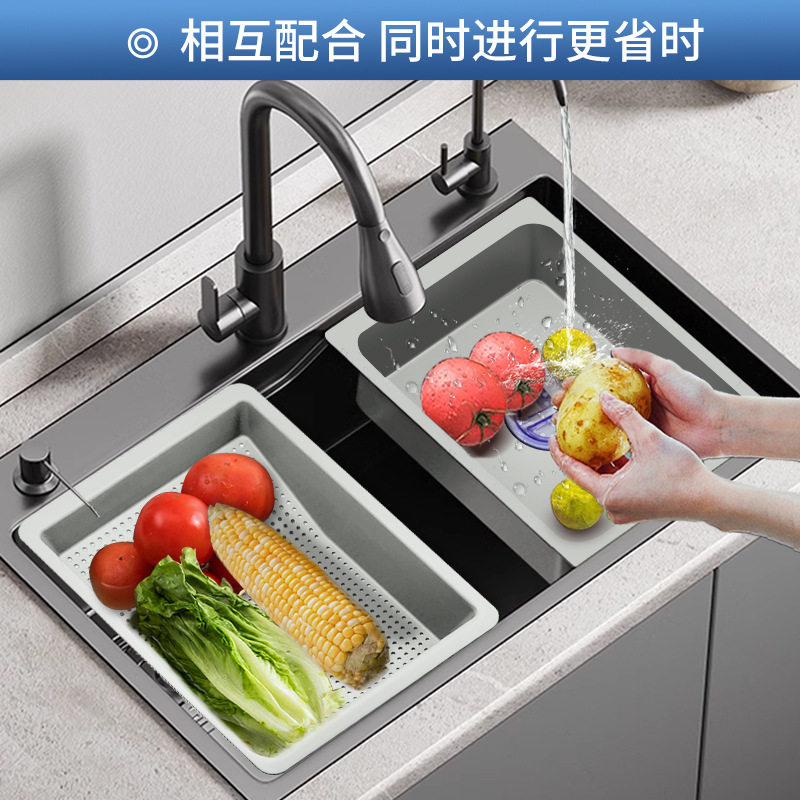 水槽沥水盆洗菜篮厨房洗