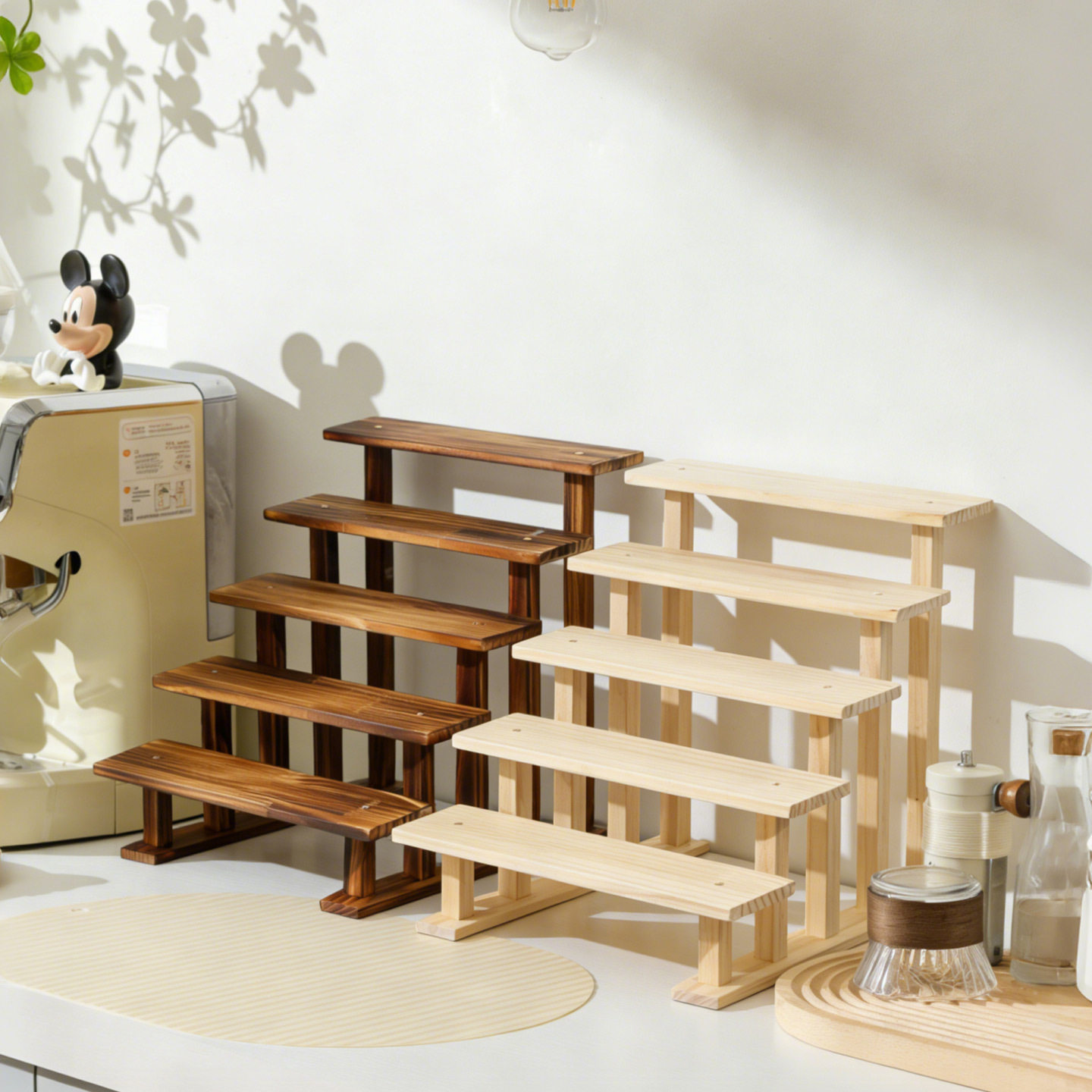 实木桌面展示架置物架小