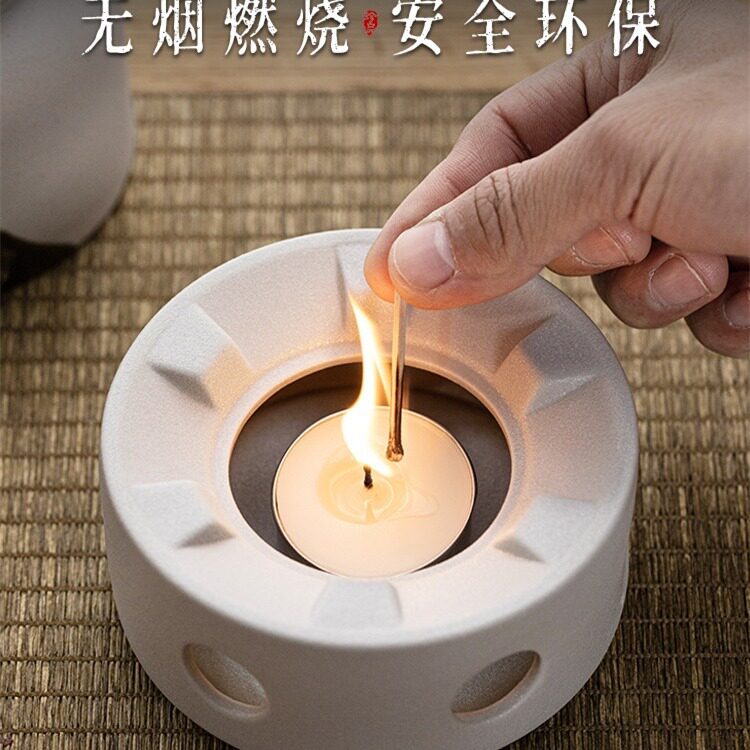无烟白色茶蜡3小时加热菜
